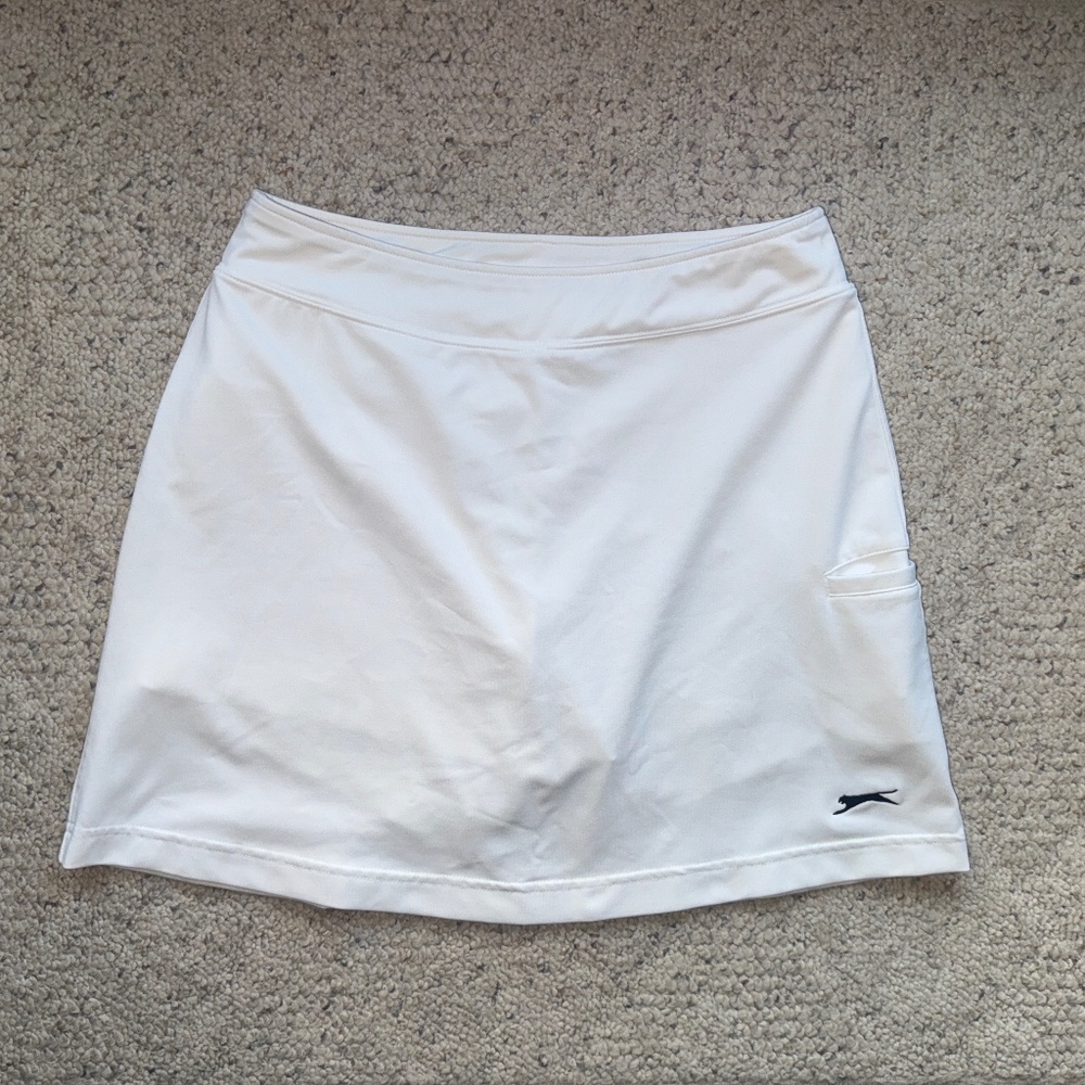 Slazenger White Tennis Skirt – Small - Ships Fast!
